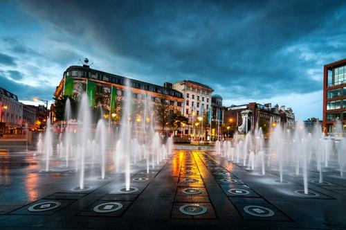 Manchester at dusk